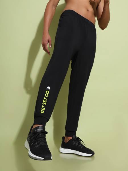 Workout Joggers with Graphic Print