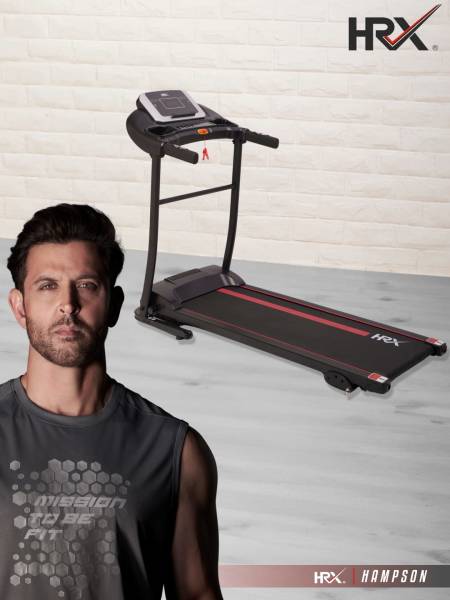 HRX Hampson 3 HP Peak Treadmill | 3-level  Manual-Incline | Max Weight-100kg | 1 Year Warranty (6 months extended Warranty only on Cultsport.com)