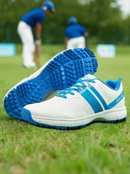 Avant Men's PaceMax Cricket Shoes-White/Blue