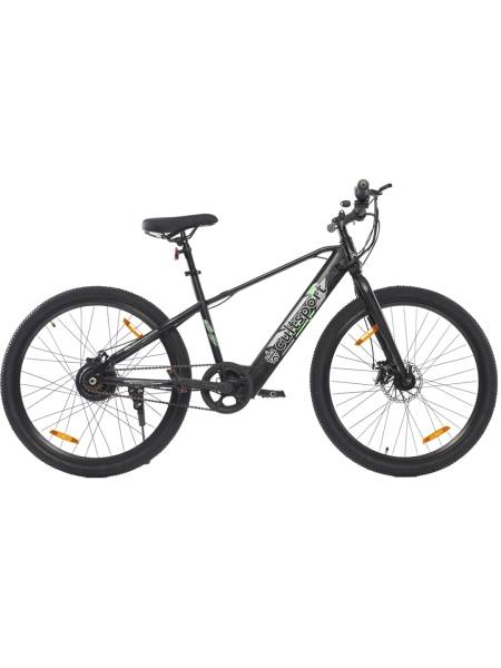 Hermit 27.5T Black with 3.5hrs Fast Charge, Cycling Event & Diet Plan, BLDC Motor 27.5 inches Single Speed Lithium-ion (Li-ion) Electric Cycle, Ideal for Unisex, 15+ Years