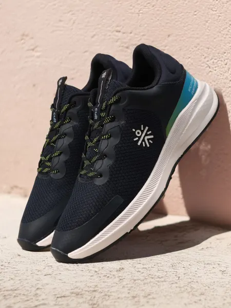 Cult Men's SwiftStride Running Shoes - Navy/Green