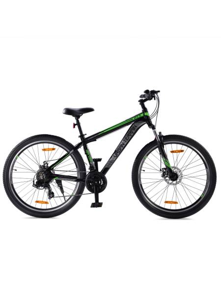 UT3001A27.5 Alloy 21 Speed Shimano Gear 27.5 inch Mountain Cycle, Dual Disc Brake, Front Suspension, Double Wall Alloy Rim, Black, Free Diet Plan, Free Trainer Sessions, Cycling Event (Free Doorstep Installation)