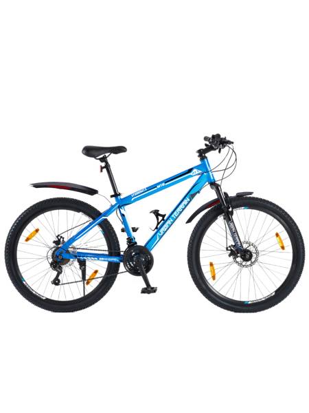 UT3000S27.5 Steel 21 Speed Shimano Gear 27.5 inch Mountain Cycle, Dual Disc Brake, Front Suspension, Double Wall Alloy Rim, Blue, Free Diet Plan, Free Trainer Sessions, Cycling Event (Free Doorstep Installation)
