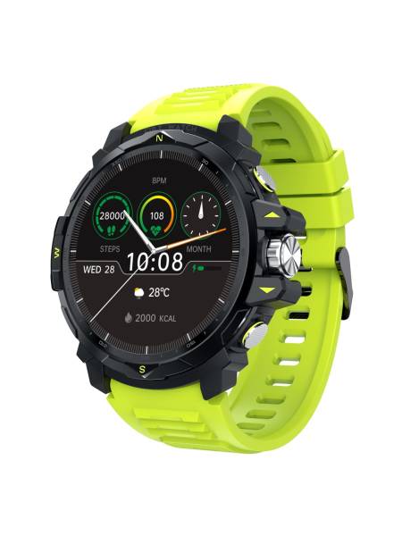 Ranger XR Ultra 1.52", Amoled Outdoor Rugged Smartwatch, 700 Nits, AOD, with Ultrasync Tech Calling, Health Tracking, Integrated with Strava, Google fit & Apple Health