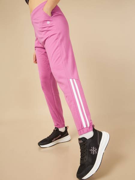 Pink Power Flex Joggers for Women