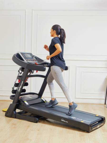 RPM757MI 5.5HP DC Treadmill | 15-level Auto-Incline & Massager | Max Weight-130kg | Max Speed-18kmph (6 months extended Warranty only on Cultsport.com)