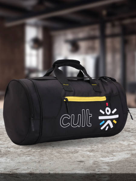 Unisex Black Gym Bag