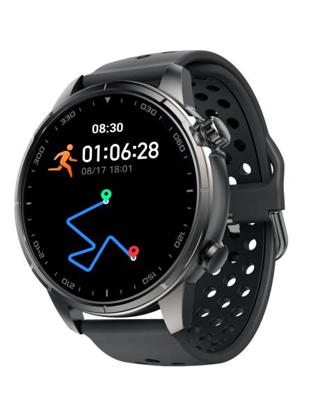 Velocity Running smartwatch with Built-in Turbo Track GPS, Multi-GNSS, Glonass, Galileo & Beidou, 1.43” AMOLED Display