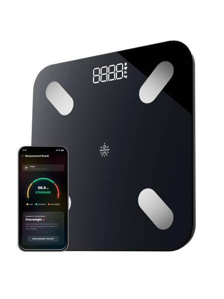 Cult Smart Scale, US FDA Approved, 4 electrode, 20+ Parameters, BMI, 10 members, LED Display, Body Composition Scale, 180kg limit.