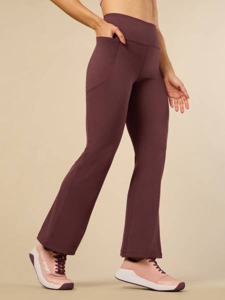 Women's COMFlex Dark Brown Performance Flare Pants