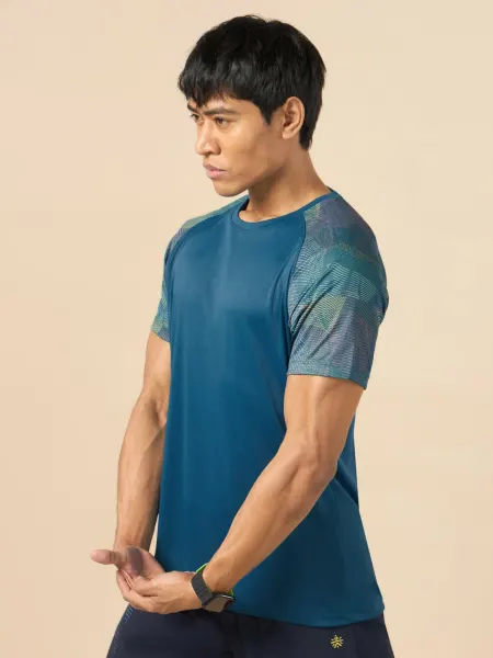 Men's Blue High Impact Training T-shirt