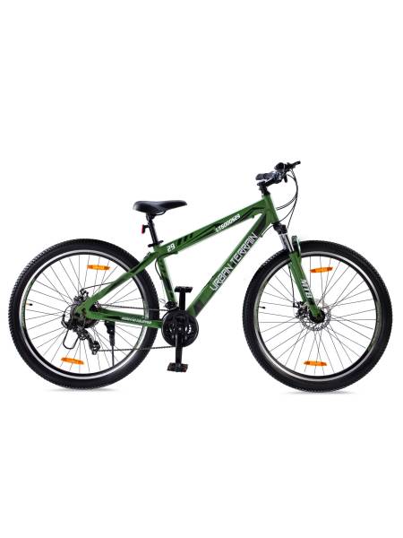 UT6000S29 Steel 21 Speed Shimano Gear 29 inch Mountain Cycle, Dual Disc Brake, Front Suspension, Double Wall Alloy Rim, Green, Free Diet Plan, Free Trainer Sessions, Cycling Event (Free Doorstep Installation)