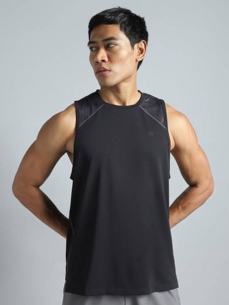 Men's Black Training Muscle Tank