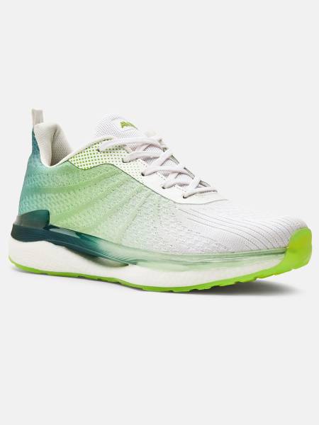 Avant Men's Rainbow Sports Shoes-Green/White