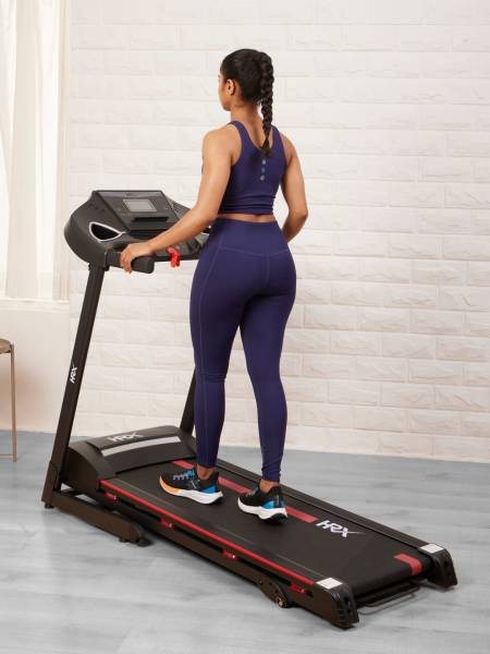 HRX Bailey 3.25 HP Peak Treadmill, Max Weight: 110 Kg, Manual Incline, Diet Plan Services and 1 Year Warranty (6 months extended Warranty only on Cultsport.com)