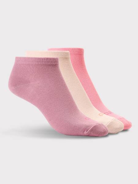Cult Casual Women's Low Ankle Cotton Socks -  Multicolour (Pack of3)