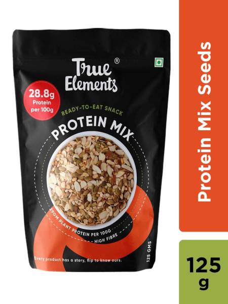 True Elements Protein Mix Roasted Pumpkin Watermelon Almonds & Soyanuts (125gm)