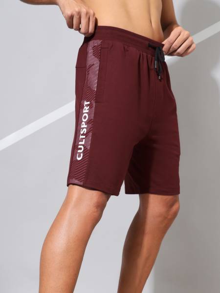 Comfort Shorts with Tonal Panel Print
