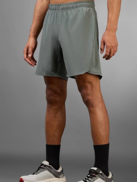 Men's Olive Iconic Running Shorts