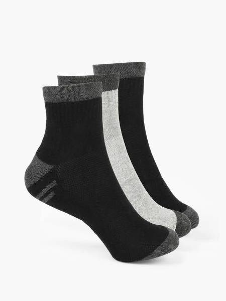 cult Ankle Length Socks Pack of 3 Men Multicolor