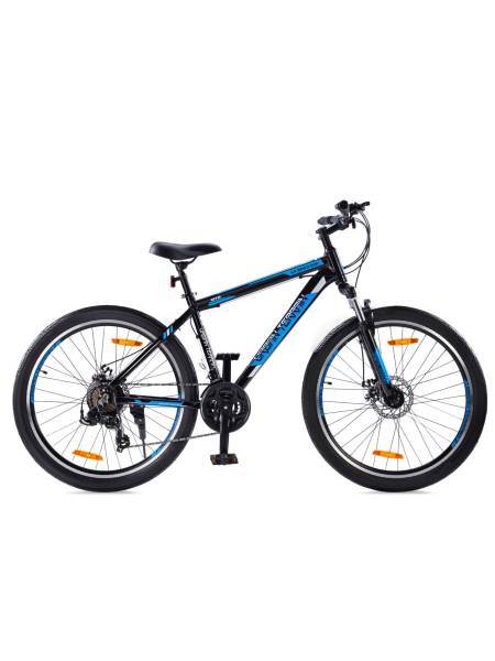 UT3003A26 Alloy 21 Speed Shimano Gear 26 inch Mountain Cycle, Dual Disc Brake, Front Suspension, Double Wall Alloy Rim, Black, Free Diet Plan, Free Trainer Sessions, Cycling Event (Free Doorstep Installation)