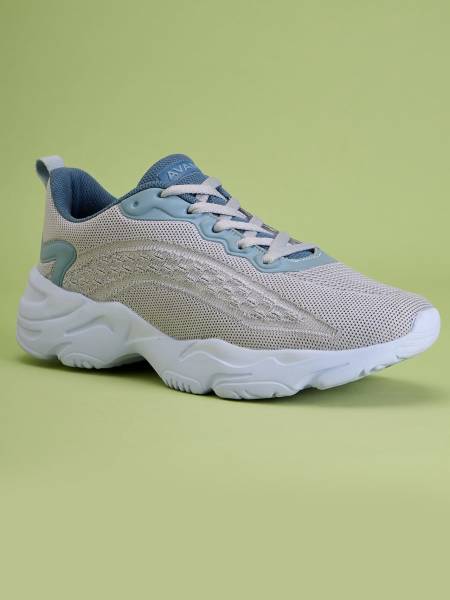 Avant Women's Foam Walking Shoes - Grey/Sky Blue