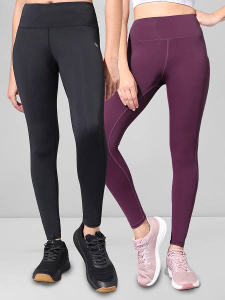 Pack of 2 High Waist Compression Tights