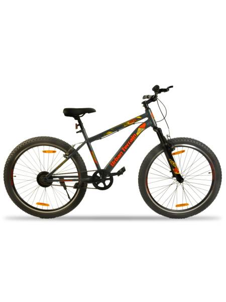 Zion27Red Steel Single Speed 27.5 inch Mountain Bike, Front Suspension, Double Wall Alloy Rim,  Free Trainer Sessions, Cycling Event