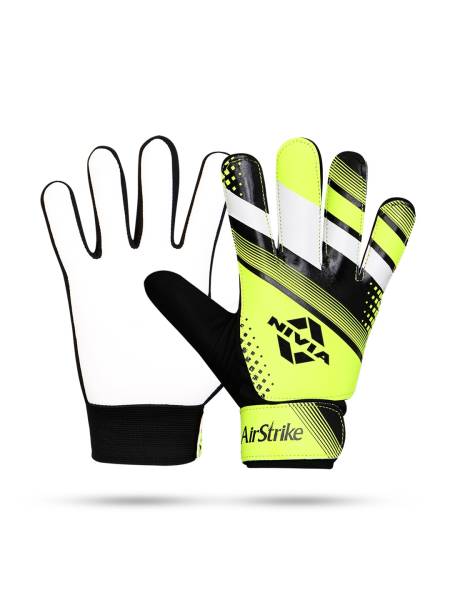 NIVIA Air Strike Goalkeeper Gloves (Black/Green)