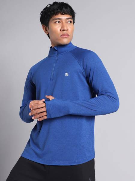 Men's Blue Training Sculpted All Weather Jacket