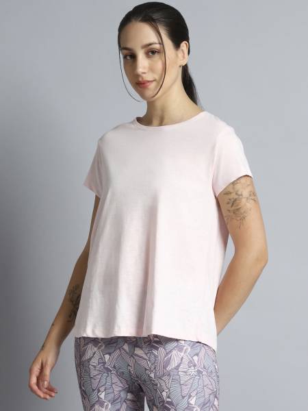 Women's Pink Yoga Flow Top