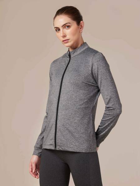 Women's Anthra Melange Training Essential Jacket