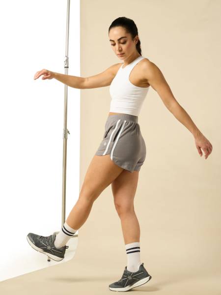 Women's Grey Training Essentials Shorts