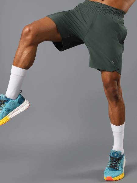 Men's Olive Iconic Running Shorts