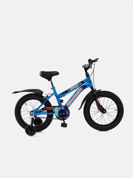 Kids Cycle Steel Single Speed 16 inch, Blue, Ideal For 3.6 ft - 4.2 ft, Free Trainer Sessions and Cycling Event