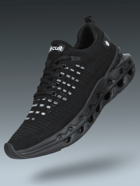 Cult Men's Flexora Walking Shoes - Black