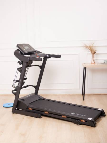 Smartrun Cairo 4 HP Peak Treadmill, Max Weight: 110 Kg, Manual Incline, Diet Plan services (6 months extended warranty only on Cultsport.com)