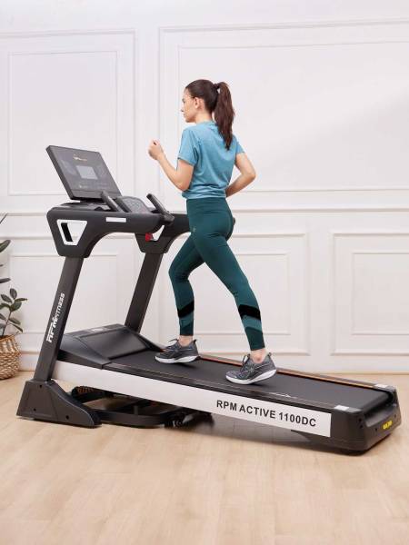 RPM Active1100DC Motorised Treadmill, Maximum weight: 140 Kgs, 6HP Peak (6 Months extended Warranty only on Cultsport.com)