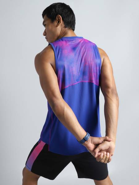 Men's Blue Training Muscle Tank