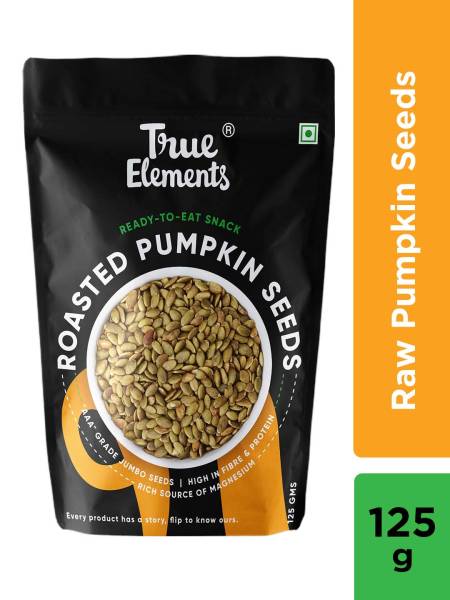 True Elements Roasted Pumpkin Seeds 125gm