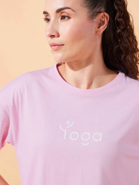Yoga Fan Print T-shirt