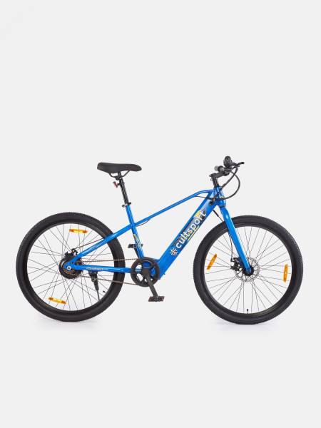 Hermit 27.5T Blue with 3.5hrs Fast Charge, Cycling Event, BLDC Motor 27.5 inches Single Speed Lithium-ion (Li-ion) Electric Cycle, Ideal for Unisex, 15+ Years