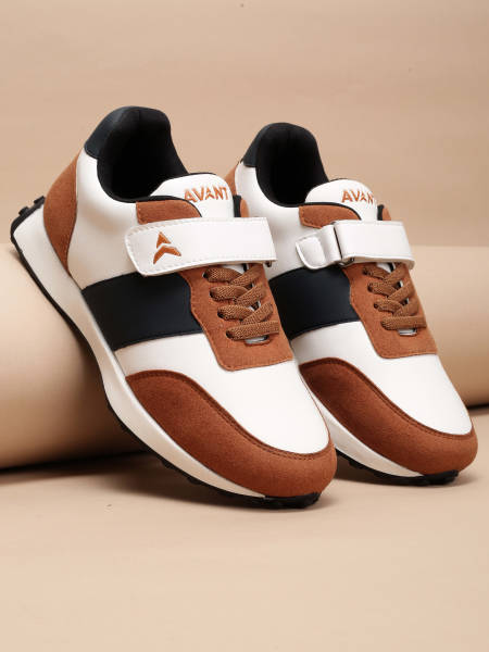 Avant Kids TrailPals Sneakers - Tan/Navy