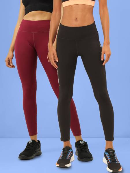 Pack of 2 High Waist Compression Tights