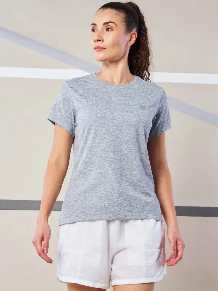 Women's Train All Day Grey Comfortech T-shirt