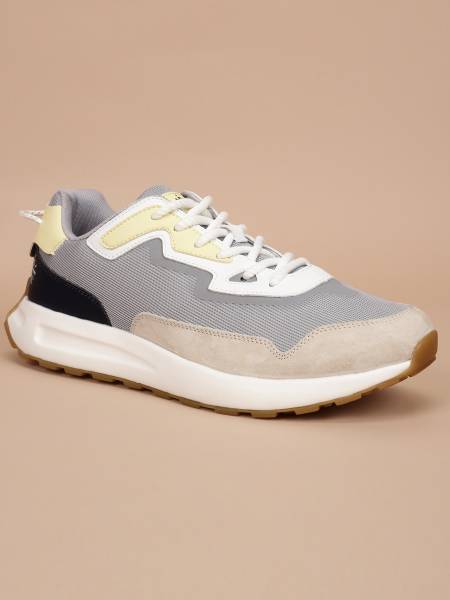 Cult Men's Punch Sneaker Shoes - Grey/Beige