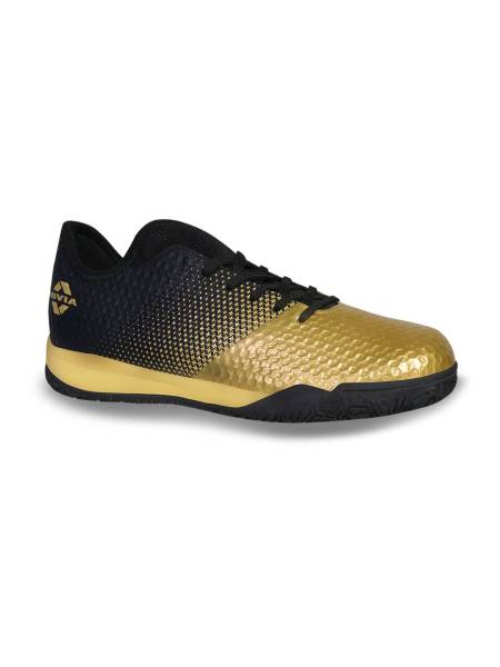 NIVIA Ashtang Gold Futsal Football Shoes for Men (Gold)