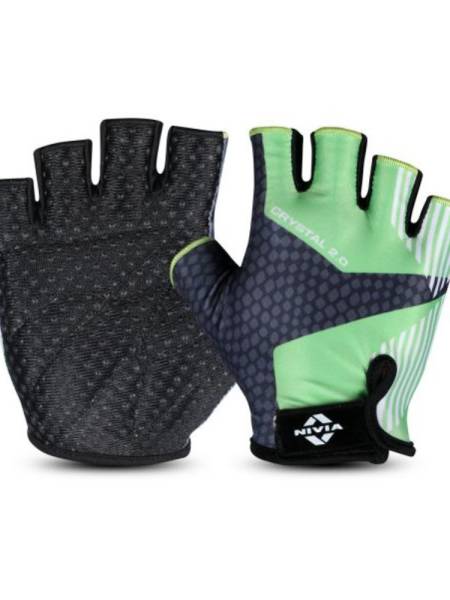 Nivia Crystal 2.0 Fitness Glove Large - Green