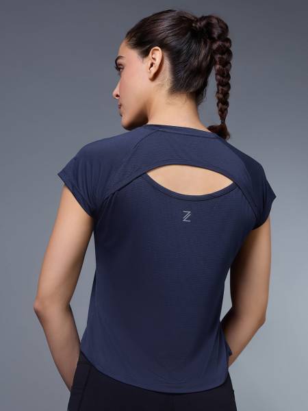 Women's Navy Run Forward T-shirt