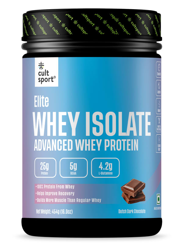 Cultsport Elite Whey Isolate Protein, 454g